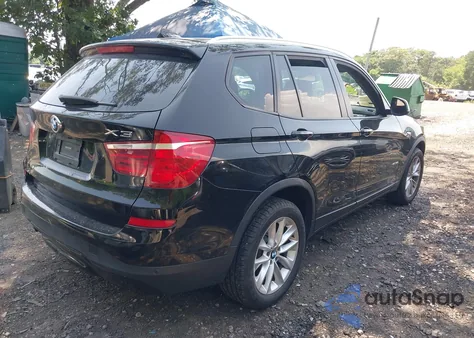2017 BMW X3 Sdrive28I из США, поврежденный, VIN 5UXWZ7C30H0X43069